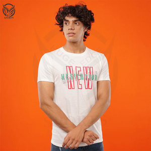 Fabricación profesional Camiseta tejida de manga corta para hombre Transpirable Ecológico Personalizable Algodón Deporte Good Omens - Product Image 3