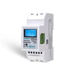 Compteur d'énergie WIFI Double source Din Rail Monophasé prépayé Compteur électrique monophasé