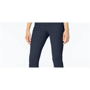 Pantalones de pana azules para mujer Karen Scott, talla pequeña XL, sin cordones, antiarrugas, transpirables, estilo lápiz y cargo para oficina - Product Image 2