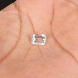 Aguamarina brasileña natural 9x7mm Octagon Cut 2,40 Cts Piedra preciosa suelta para hacer joyas - Product Image 6