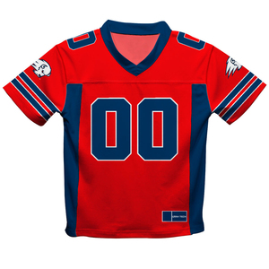 เสื้อฟุตบอลอเมริกันแบบระบายอากาศได้ดี ดีไซน์ใหม่ ผลิตตามสั่ง (OEM) โพลีเอสเตอร์ 100% คอวี สำหรับทุกเพศ - Product Image 4