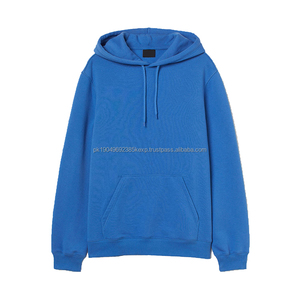 Sudadera con Capucha Gruesa de Forro Polar para Hombre, Sudadera con Capucha Lisa con Logotipo Bordado Personalizado, Sudadera con Capucha Deportiva para Entrenamiento - Product Image 5