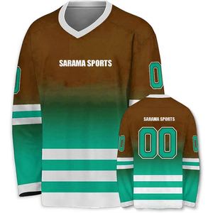 Vente en gros de haute qualité dernière conception maillot de hockey sur glace à vendre maillot de hockey sur glace sur mesure - Product Image 3