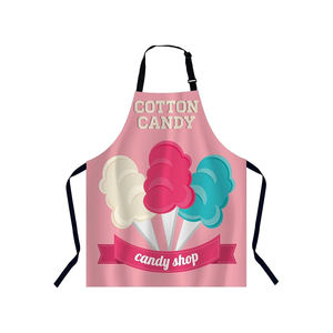 Delantal de cocina personalizado de algodón ecológico recién llegado, delantal de cocina de Color sólido liso al por mayor - Product Image 4