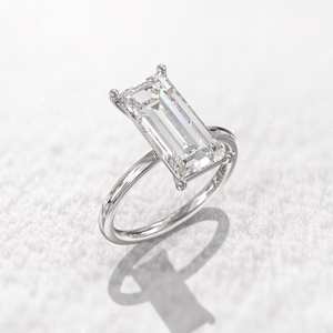 Anillo de Compromiso de Oro de 18K con Moissanita Solitario de 3 Quilates de Alta Calidad, Joyería Nupcial de Moda, Fabricante de Pedidos al por Mayor - Product Image 5