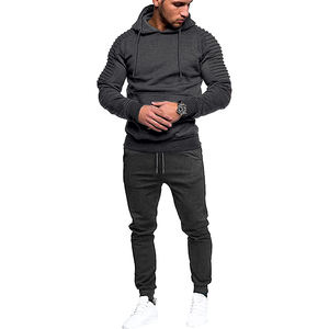 New Arrival High Quality <b>Trouser</b> <b>Men</b> Set 2 Piece Tracksuit Clothing Jogger Set Wholesale Price Fleece <b>Sport</b> <b>Men</b> Tracksuits - Product Image 1