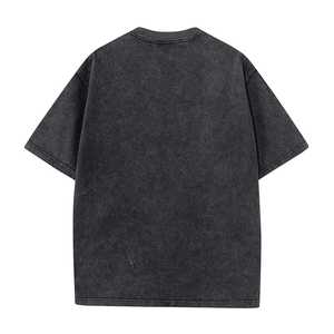 Plain Blank Vintage Drop Shoulder <b>Men's</b> T-shirts 100% Cotton Heavyweight Custom Logo Plus Size Oversized T-Shirt For <b>Men</b> - Product Image 3