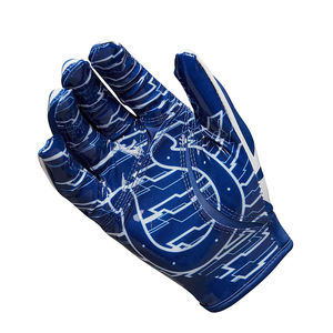 Gants de football américain super adhérents en gros, gants de receveur de football avec paume en silicone à haute adhérence, gants de rugby - Product Image 5