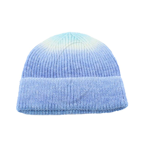 Children <b>Tie</b> Dye Knitted Winter Hat Warm Dot Pattern Beanie Skullies for Girls Boys Babies for Beach or Business Scenes - Product Image 1