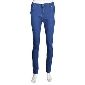 Pantalon en jean pour femme - Bleu foncé - Product Image 2