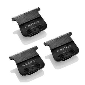 Lames de rechange professionnelles or/noir pour tondeuses, en acier inoxydable, USB/électrique/à piles, pour la coupe de cheveux à domicile, US - Product Image 2