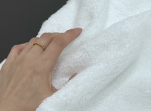 Khăn thể thao chất lượng cao 100% cotton, khăn mặt mềm mại dùng cho khách sạn, quà tặng, màu trắng trơn, có thể tùy chỉnh - Product Image 4