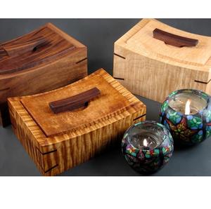 Boîte de rangement en bois pour lettres et photos pour décor de salon - Product Image 2