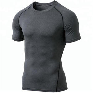 Vente en gros de rashguards pour hommes, manches longues, séchage rapide, spandex/polyester, respirant, sport, course à pied, qualité supérieure - Product Image 4