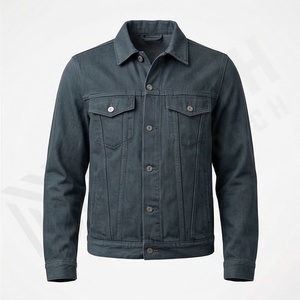 Vestes en jean en gros, d'occasion, unisexes, manteaux en jean pour hommes et femmes, style décontracté, disponibles en vrac, tendance, couleur personnalisée - Product Image 1