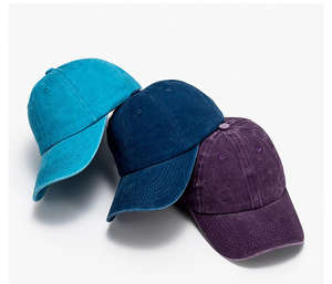 Gorra de béisbol para exteriores informal con ala curvada vintage de pato plano lavado común suave deportivo para primavera y verano con logotipo personalizado - Product Image 2