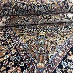 Tapis épais de haute qualité en laine/coton, style persan, fabriqués à la machine, pour salon, forme rectangulaire, personnalisables - Product Image 4