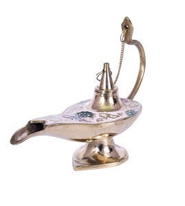 โคมไฟระย้าอลาดินทองเหลืองทำด้วยมืออุปกรณ์ตกแต่งบ้านของใช้บนโต๊ะอาหารทำด้วยมือ - Product Image 4