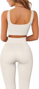 Conjunto Deportivo para Mujer, Personalizado OEM, Ropa de Gimnasio Premium al por Mayor, Leggings de Yoga de Cintura Alta Elástica - Product Image 3