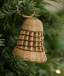 Conjunto de adornos navideños de mimbre tejido a mano de Vietnam, decoración artesanal natural rústica para exhibiciones de árboles de vacaciones de temporada - Product Image 5