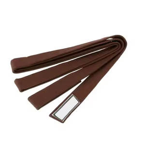Ceinture de BJJ de haute qualité avec des matériaux 100% polyester et coton, options de couleur personnalisées, service OEM pour les vêtements d'arts martiaux - Product Image 4