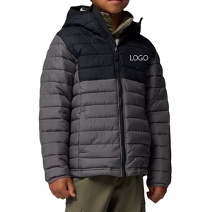 Chaqueta con Capucha para Niños con Cierre de Cremallera, Diseño Informal y Acogedor, Diseño de Bloques de Color Cálido con Logotipo Personalizado con Cremallera 2026 - Product Image 1
