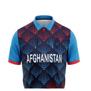 Precio barato Impresión de transferencia de calor Logo Hombres Nuevo diseño Ropa deportiva Cricket Camiseta Venta al por mayor Personalizado 100% Poliéster Tallas grandes - Product Image 5