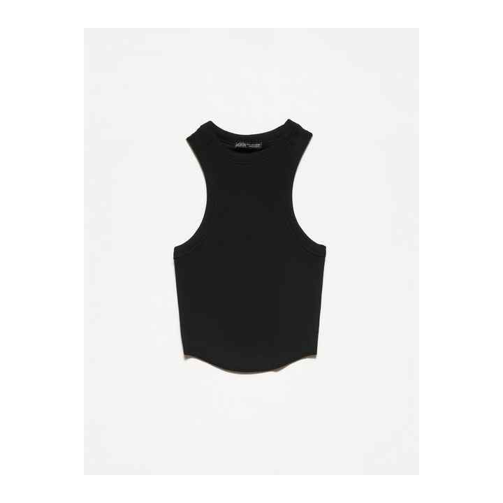 20610 Crop Top-dark Fuchsia