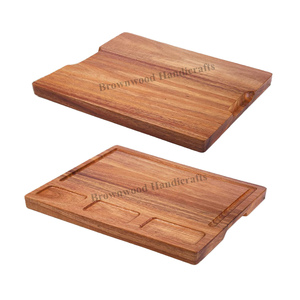 Tabla de Cortar y Servir de Madera de Acacia Sólida de 15 mm de Grosor, Diseño Moderno y Duradero, Venta al por Mayor Directa de Fábrica - Product Image 5