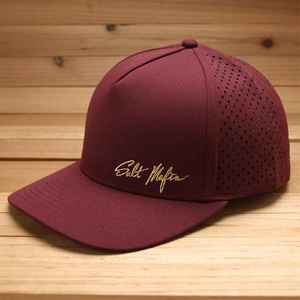 Custom 3D Embroidered Puff Printed Unisex Sporty Dobby Dot Argyle Fruit Pattern 100% Cotton Common Snapback Fitted Caps - Product Image 6