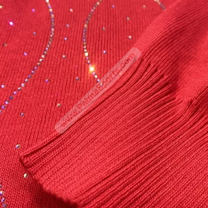 Custom Made Quick Dry Casual Rhinestone Tracksuits for <b>Women</b> 100% Cotton Lightweight OEM Service New Arrival - Product Image 4