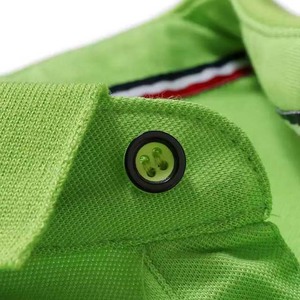 High Street Style Hombres para Polo Shirt 220g Algodón Transpirable Manga corta Estampado sólido Color personalizado para deportes al aire libre de verano - Product Image 4
