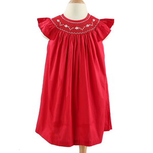 Nouveauté Robe de princesse smockée ODM OEM Produit de haute qualité pour bébé fille à manches courtes Fabriqué au Vietnam Fabricant - Product Image 1