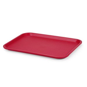 Barquettes de rangement pour aliments rapides AmerBox Rouge, taille moyenne 305x415x(H)20mm - Product Image 1