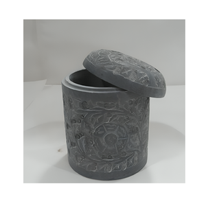 Unique marble flower <b>vase</b> finely crafted handmade <b>stone</b> <b>vase</b> <b>for</b> patio balcony shelf table console and home interior <b>decorations</b> - Product Image 3