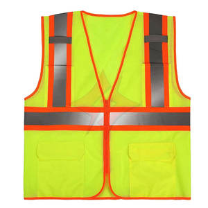 Chaleco de Seguridad de Malla Impermeable y Retardante de Llama de Alta Visibilidad, Clase 1 ANSI, para Ropa de Trabajo, Colores y Logotipo Personalizados, Precio Bajo al por Mayor - Product Image 1