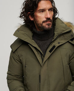Chaquetas de Hombre Personalizadas, Estilo Parka, Cuello Alto, Acolchadas, Brillantes, para Invierno - Product Image 3