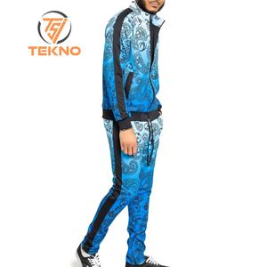 Cómodo chándal de sublimación para hombre elaborado con material duradero con estampado llamativo ideal para gimnasio o uso informal - Product Image 4