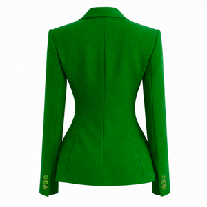 Blazer Ejecutivo de Un Solo Botón Chi Eta Phi, Chaqueta de Traje Formal Entallada de Primera Calidad para Mujer, Ropa de Trabajo Profesional para Oficina - Product Image 4