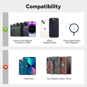 Cartera de teléfono magnética ultrafina, tarjetero de negocios, bolsillo de Ceredit, tarjetero de cuero PU para <span class=keywords><strong>iPhone</strong></span> - Product Image 6