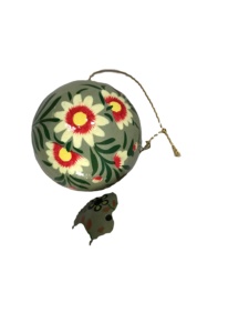 Adornos colgantes de Navidad de Cachemira hechos a mano, decoración de vacaciones única, tamaño personalizable, impresión por sublimación para festivos - Product Image 5