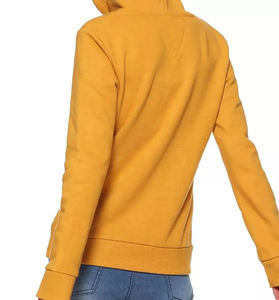 Sudaderas con capucha de las mujeres de moda 2025 sudaderas con capucha de las mujeres de diamantes de imitación de gran tamaño nuevo estilo de algodón ropa activa sudaderas con capucha casuales lisas para la venta - Product Image 3