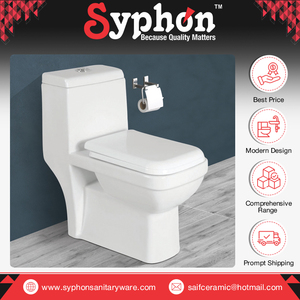 Elegante y lujoso inodoro de cerámica de alta calidad montado en el suelo de una pieza al mejor precio hecho en La India - Product Image 2