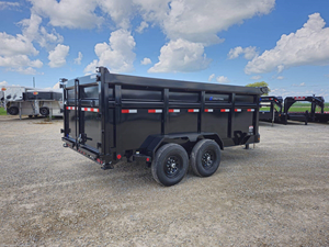 รถพ่วงบรรทุกแบบ Tandem Axle Dump Low-Pro รุ่นใหม่ ขนาด 7x14 นิ้ว รองรับน้ำหนัก 2001-3000 กิโลกรัม สำหรับงานก่อสร้าง - Product Image 3