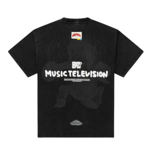 Camisetas de Hombre de Algodón 100% Lavado, Estilo Vintage, Holgadas, Color Negro Carbón, Ropa Urbana Informal, Suave y Transpirable para Uso Diario - Product Image 3