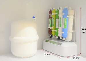 Purificateur d'eau RO, filtre à eau à 9 étages, sous l'évier, hydrogène, armoire de cuisine, décoration intérieure - Product Image 3