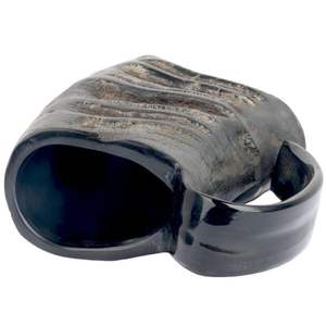 Taza Única de Estilo Vikingo Hecha a Mano con Cuerno de Búfalo, Taza para Beber Cerveza Vikinga o Vino - Product Image 4