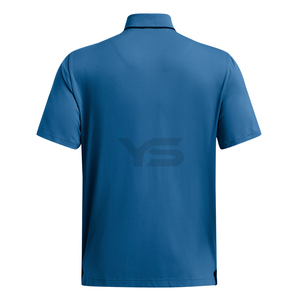 Camiseta de golf transpirable suave y fina de alta calidad para hombre, camiseta de manga corta sólida informal a la moda, camiseta de talla grande - Product Image 2