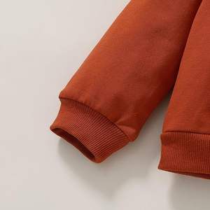 Conjunto de Dos Piezas de Invierno para Niños, Sudadera con Capucha y Pantalones de Forro Polar de Alta Calidad, Transpirable, Resistente al Viento, Diseño Personalizado OEM - Product Image 3