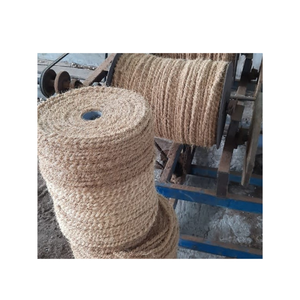 Cuerda de fibra de cáscara de coco duradera perfecta para aplicaciones marinas de encuadernación agrícola y artesanías de decoración natural para el hogar - Product Image 2